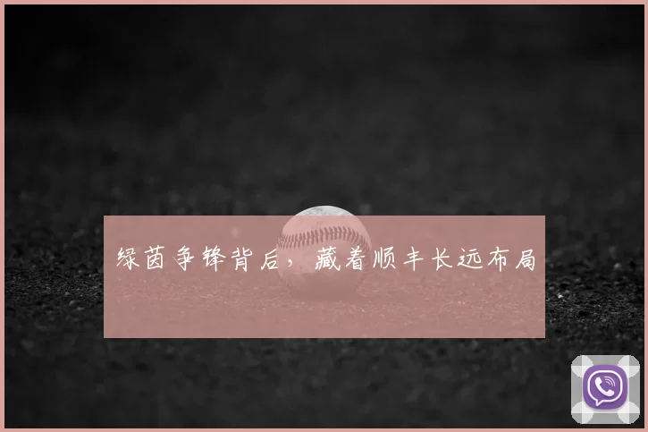 绿茵争锋背后，藏着顺丰长远布局