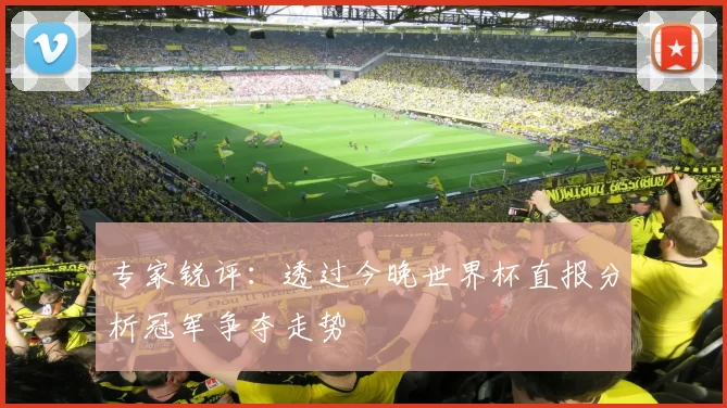 专家锐评:透过今晚世界杯直报分析冠军争夺走势