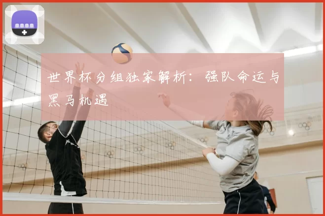 世界杯分组独家解析：强队命运与黑马机遇
