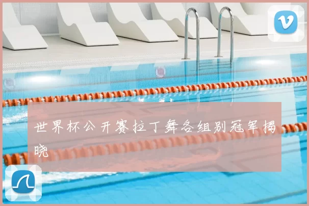 世界杯公开赛拉丁舞各组别冠军揭晓